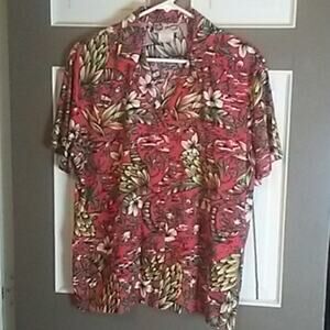 Vintage Hawaiian Aloha Shirt Banana Hilo Hattie Vacation Beach Resort Summer M